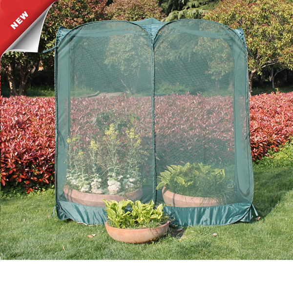 Double greenhouse cover